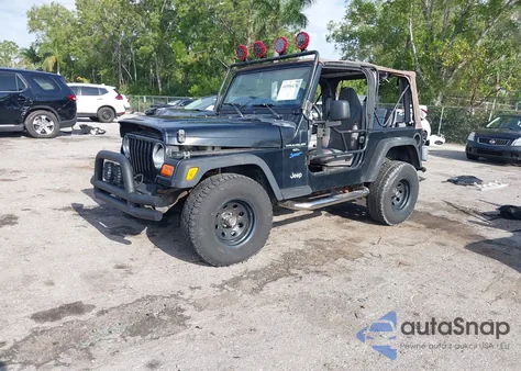 1997 Jeep Wrangler Sport из США, поврежденный, VIN 1J4FY19S5VP539283